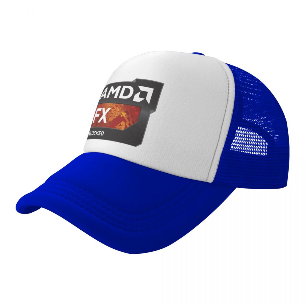 AMD Logo (2) Adult Grid Hat Men's Women's Baseball Cap High Straight ...