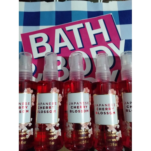 Japanese Cherry Blossom Bath and Body Works Fragrance Mist Original