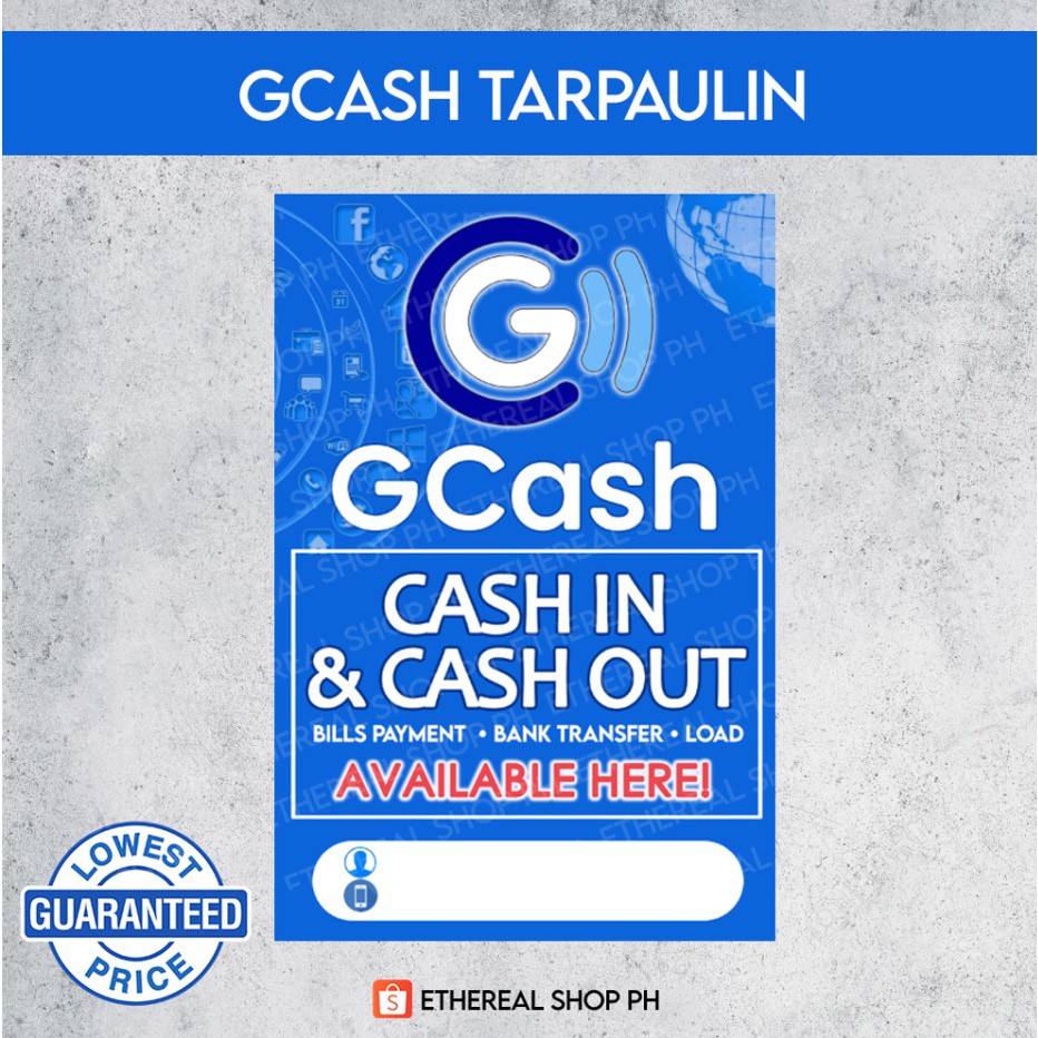 Gcash Cash In Cash Out Laminated Signage Shopee Philippines My Xxx Hot Girl 7903