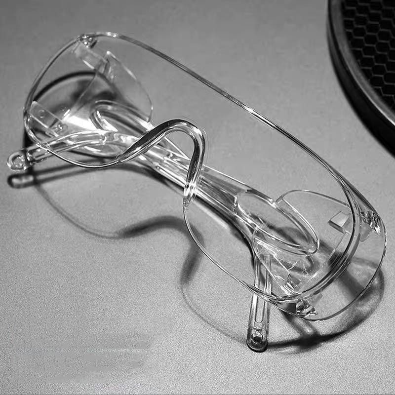 Eady Stock Safety Glasses Lab Eye Protection Medical Protective Eyewear Clear Lens Workplace 6687