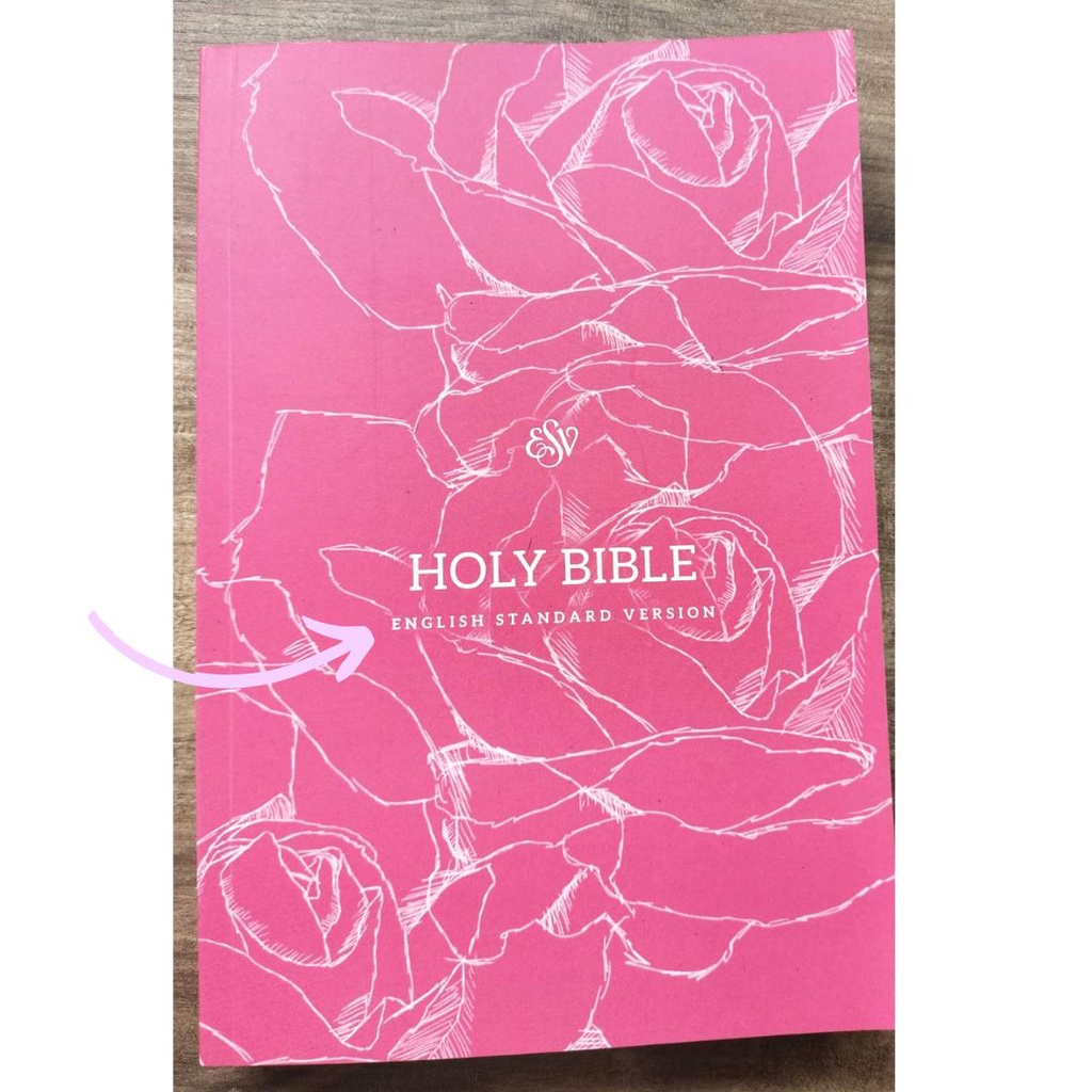 Holy Bible Pink Esv Nt And Ot 575 By 85 By 15 Inches Shopee