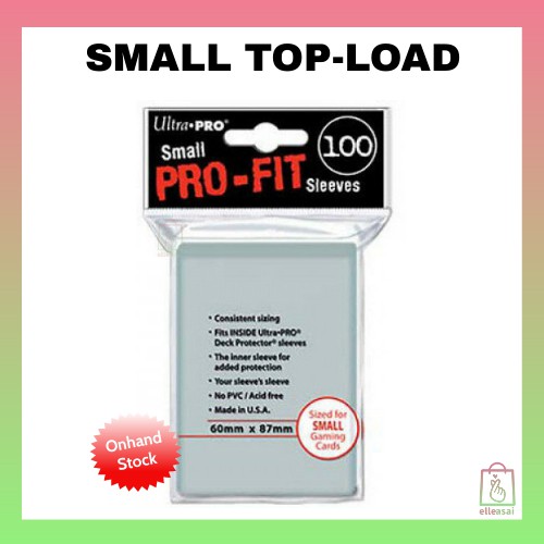 Ultra Pro SMALL Pro-Fit TOP LOAD Inner Sleeves 60mm x 87mm (500 Sleeves)