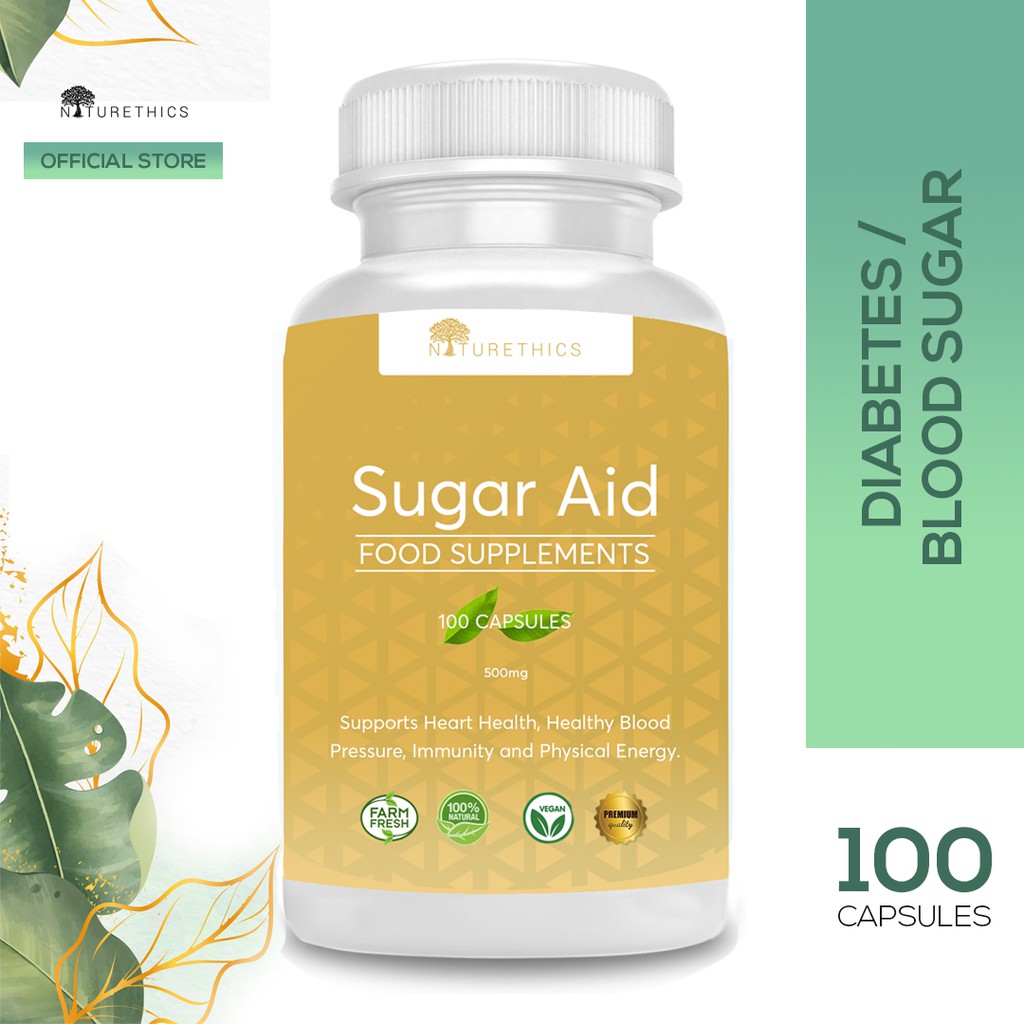 Naturethics Sugar Aid Food Supplement (100 Capsules) Shopee Philippines