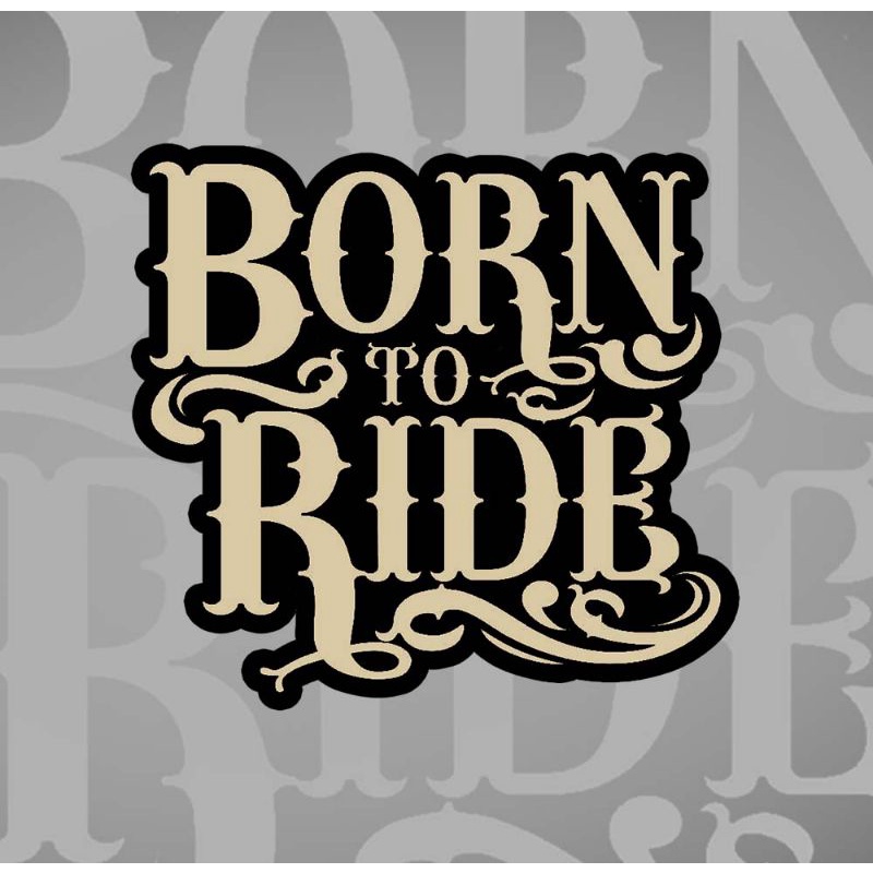 Born TO RIDE aesthetic Sticker | Cutting | Sheet | Shopee Philippines