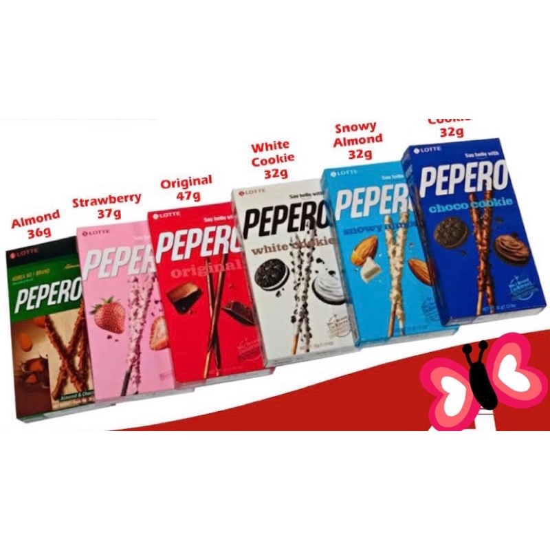 Lotte Pepero Assorted Flavors | Shopee Philippines
