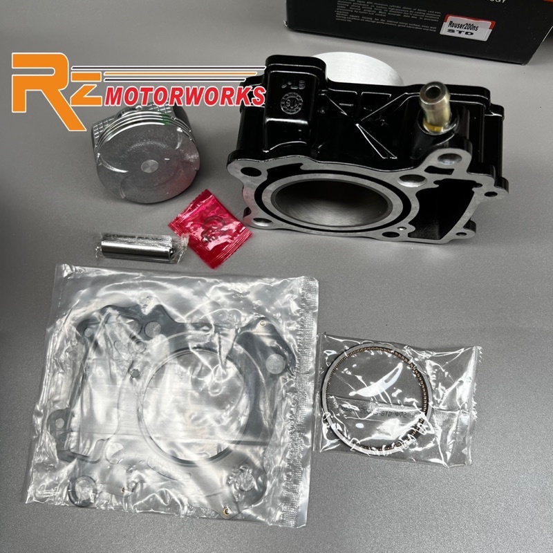 for ns200 200ns rs200 Rouser200 carb fi cylinder block w/piston kit set