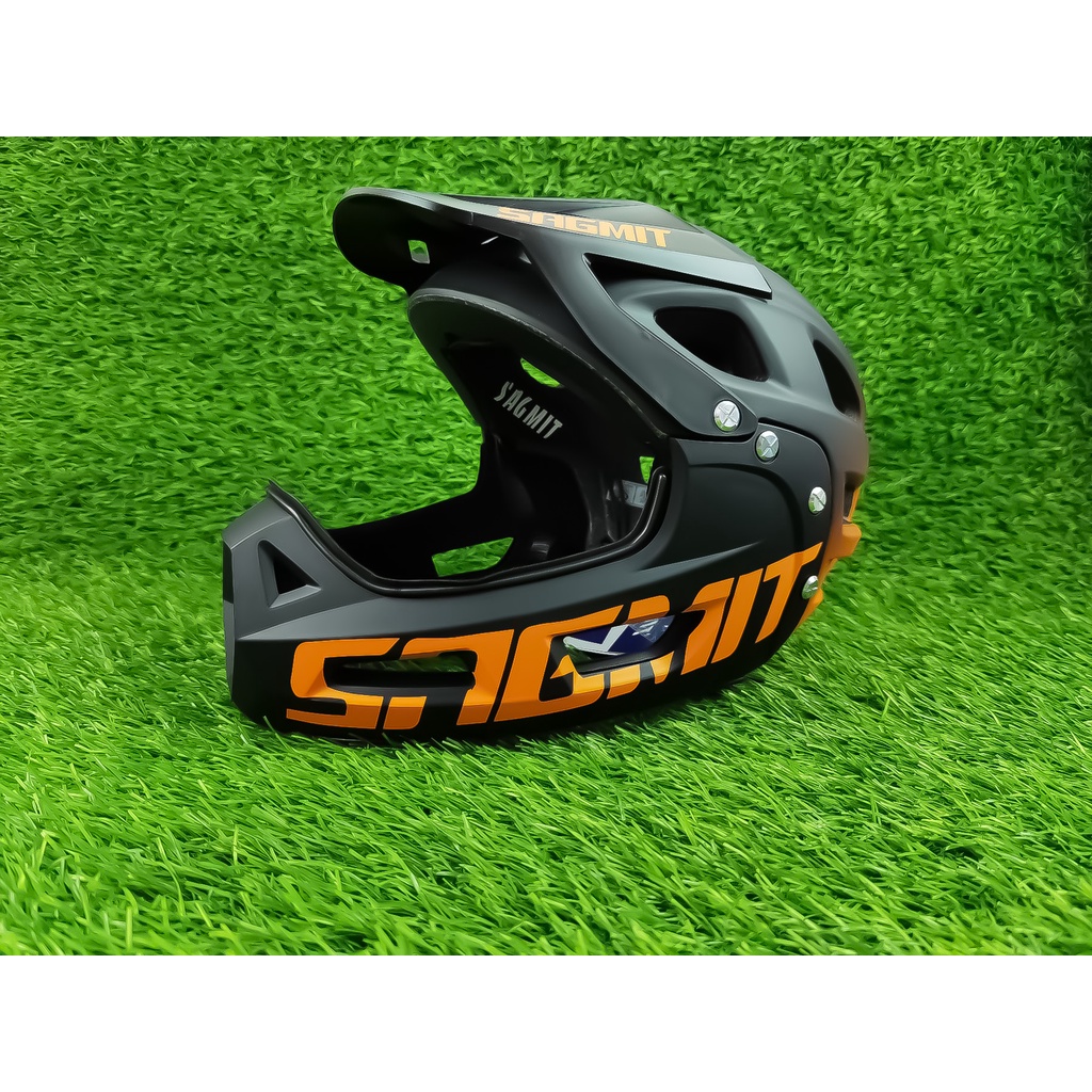 GBBS Sagmit Full Face Bike Helmet RSPRO Detachable Chin Guard Mountain
