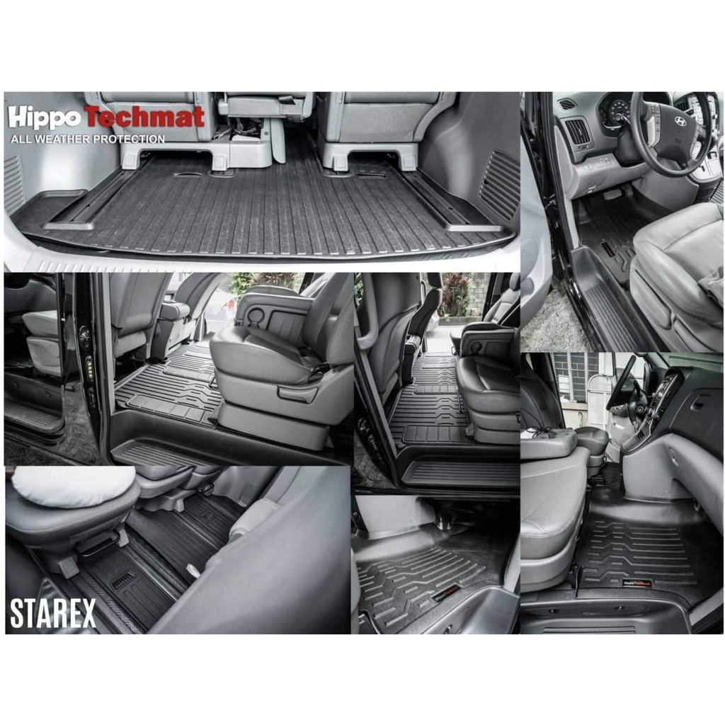 Hyundai Starex Gold 2018-2026 Hippo Techmat Pro Series Deep Dish Floor ...