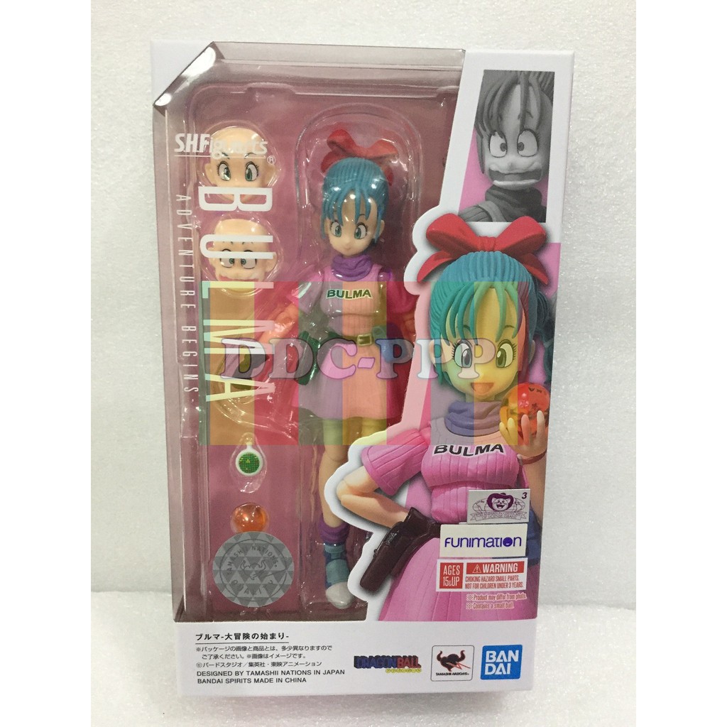 BANDAI S.H.FIGUARTS BULMA ADVENTURE BEGINS DRAGON BALL ACTION FIGURE  (SEALED) | Shopee Philippines