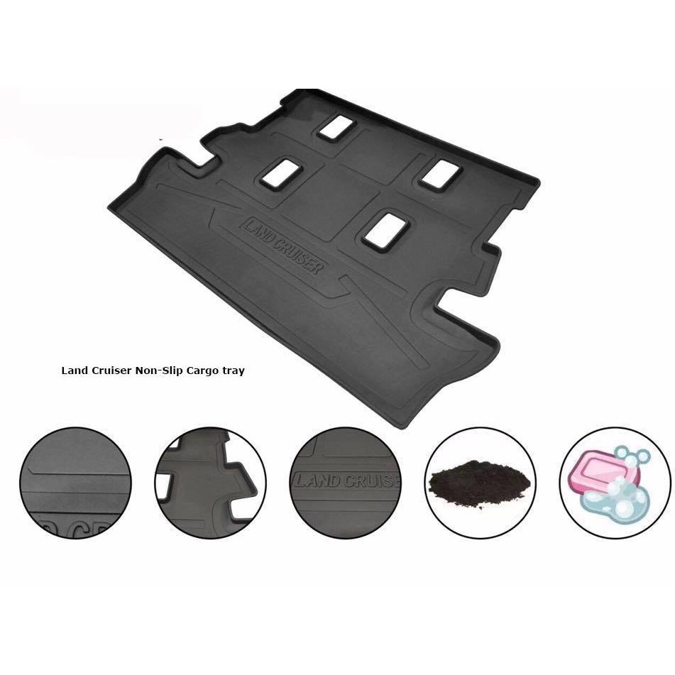 Landcruiser Lc200 2015 to 2021 Hippo Pro series Deep Dish Matting Thailand Made Cargo / Trunk