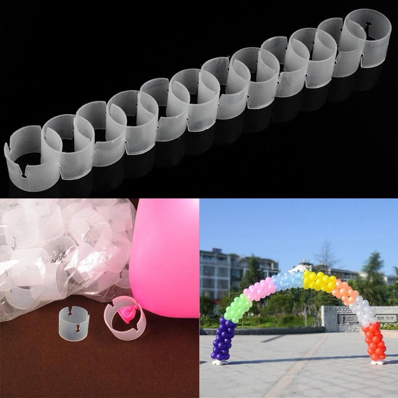 10 PCS Balloon Ring Clips for Balloon Arch and Balloons Column Stand ...