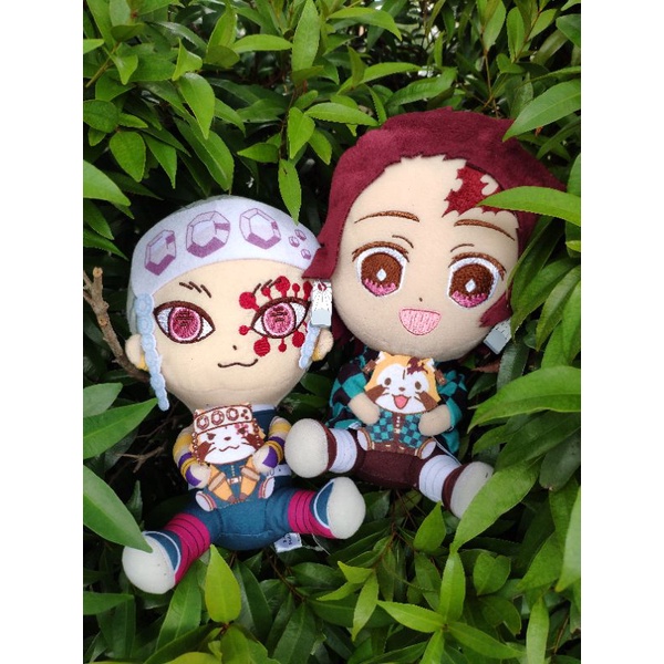 2pcs Demon Slayer: Tanjiro & Tengen Uzui Rascal Collab 25cm big ...