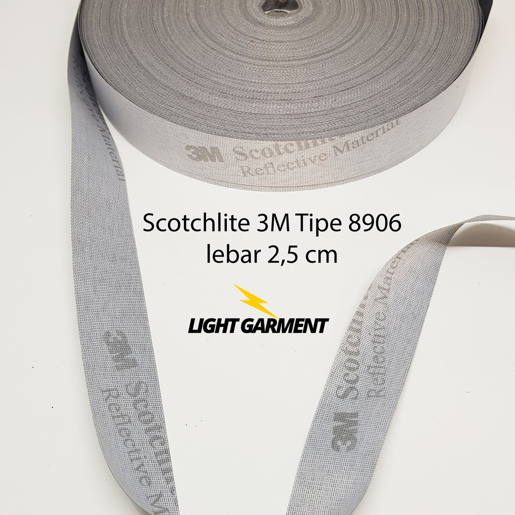 CAHAYA Scotchlite Skotlet Reflector Fabric brand 3M 2.5 cm Original ...