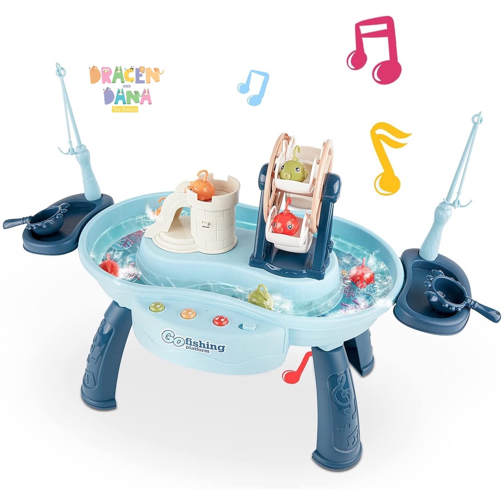 Go Fishing with Rotating Ferris Wheel Fishing Toy for Kids | Shopee ...