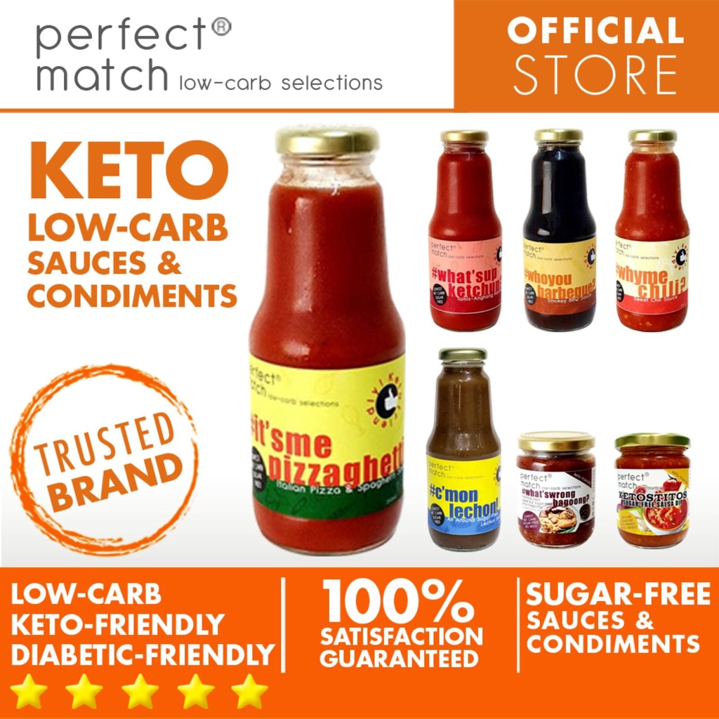 PerfectMatch Low-carb® l Keto Sugar-free Sauces and Condiments | Shopee ...