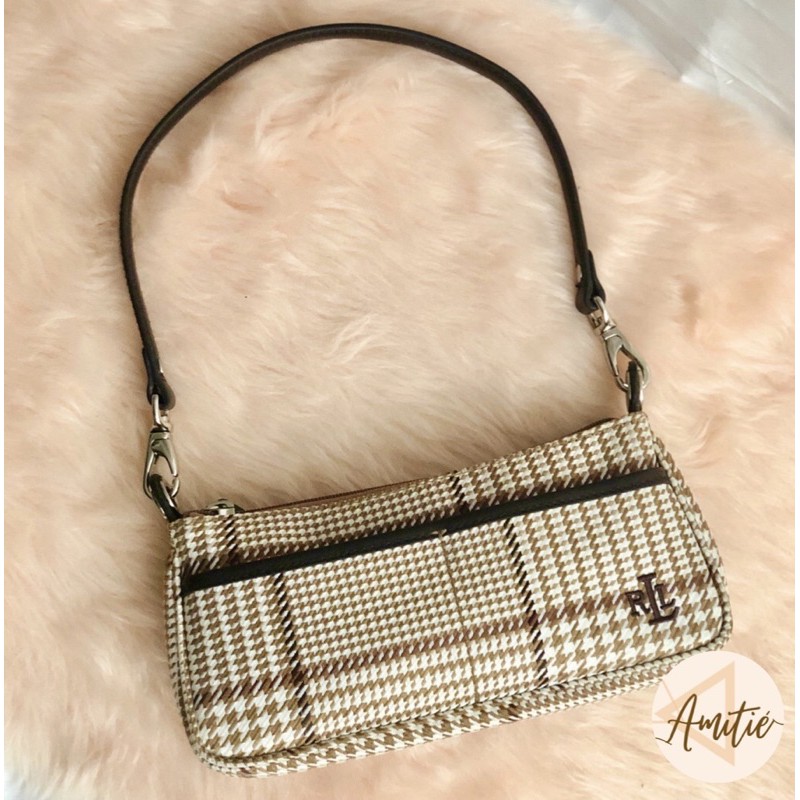 Ralph lauren houndstooth discount bag