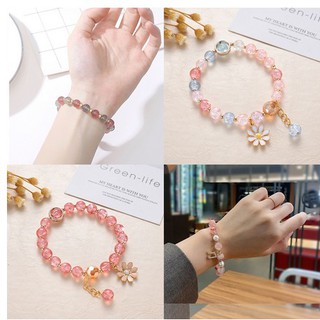 2022 Pearl Charm Stretch Bracelets Bohemian Pink Crystal Beaded Bracelet -  China Bracelet and Beads Bracelet price
