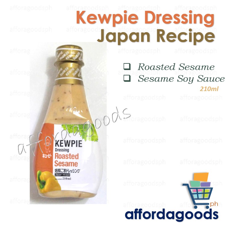 Kewpie Japanese Dressing 210ml (Roasted Sesame / Sesame Soy Sauce