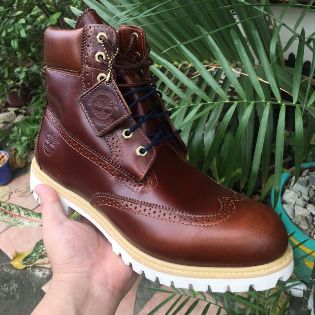 Brogue timberland outlet chestnut