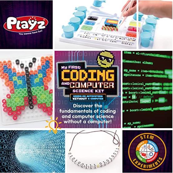 PLAYZ My First Coding and Computers Science Kit STEM Learning Hands on ...