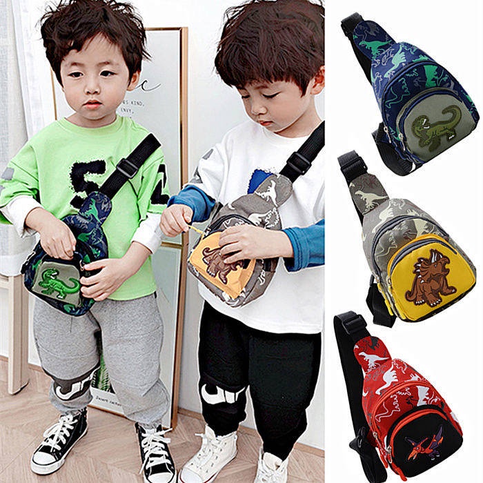 Children s Bag Boys Cartoon Crossbody Bag Baby s Backpack Boys Dinosaur Chest Bag Children Shoulder Bag Bag Boys diagonal bag Shopee Philippines