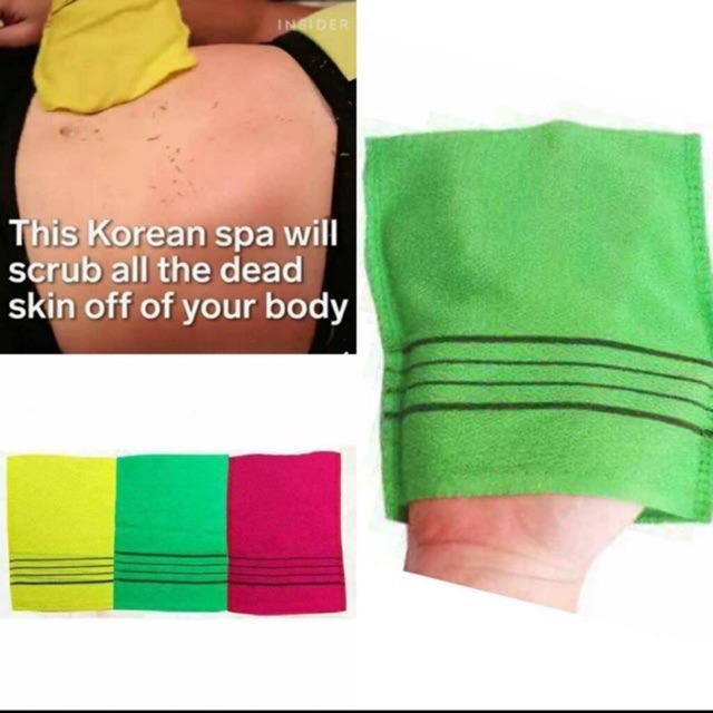 Korean on sale exfoliating towel