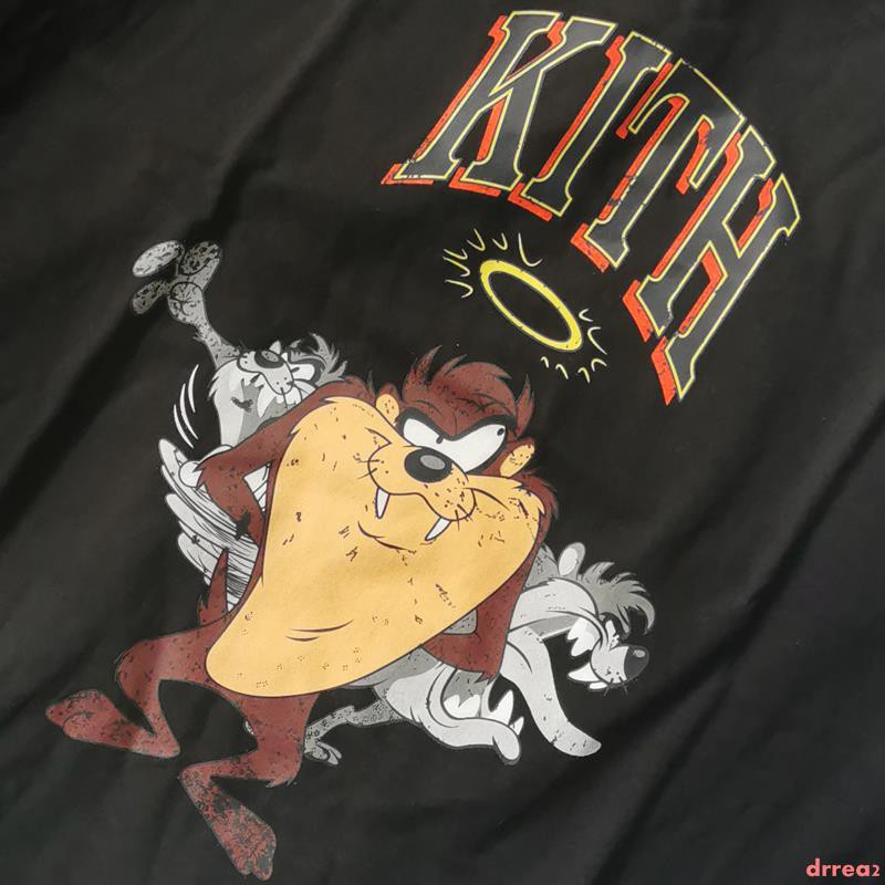 &^ KITH X looney tunes Taz Vintage Tee big mouth monster rabbit 