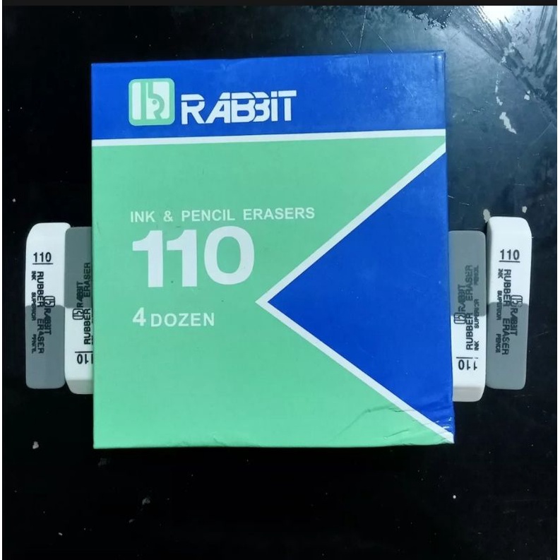 Rabbit pencil erasers ( 1 box/48 pcs) Shopee Philippines