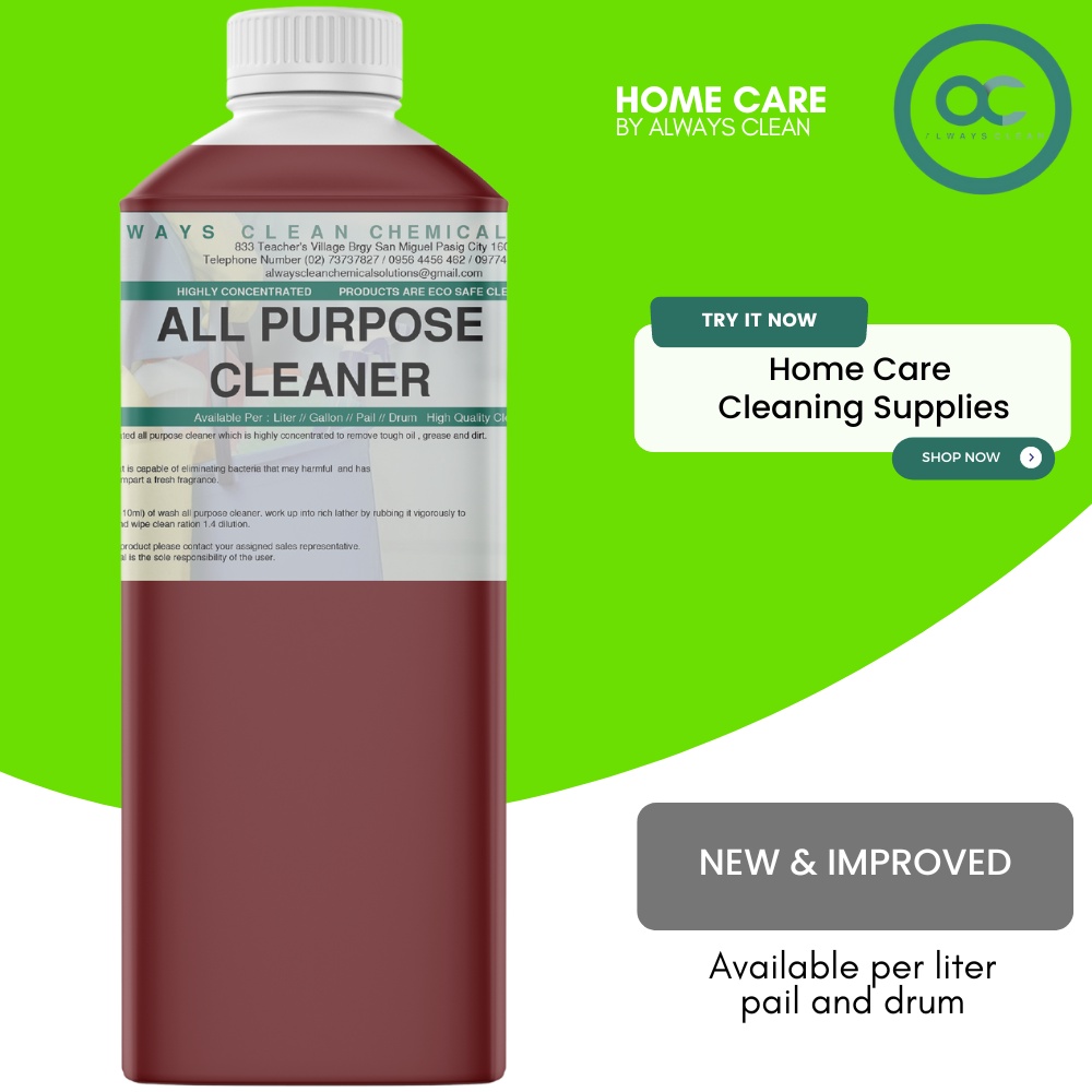 ALL PURPOSE CLEANER 1 LITER | Shopee Philippines