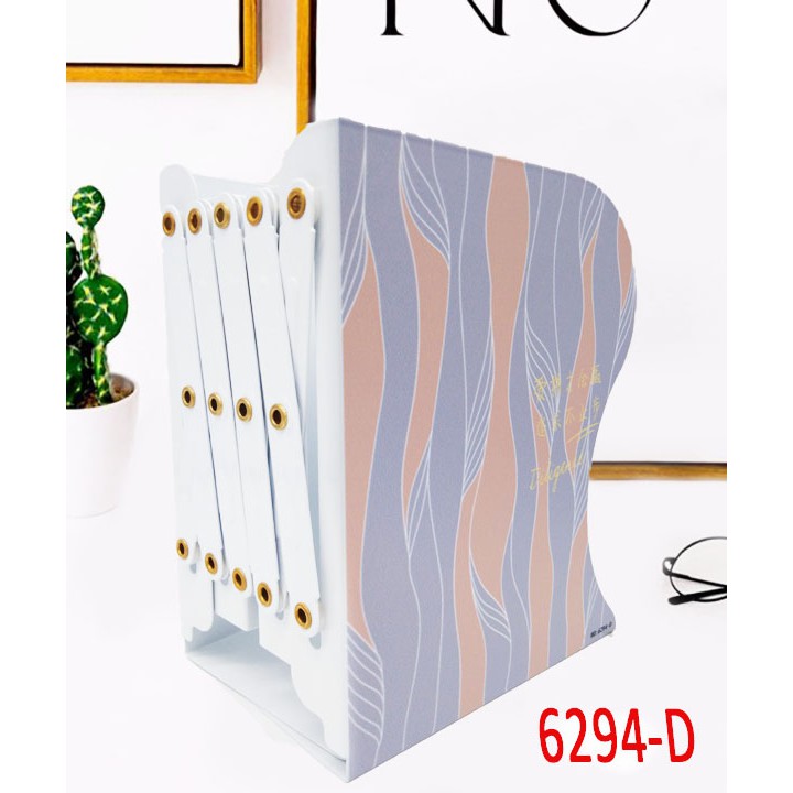Metal Expandable Colored Book ends Book Stand 7.6 Inches Height ...
