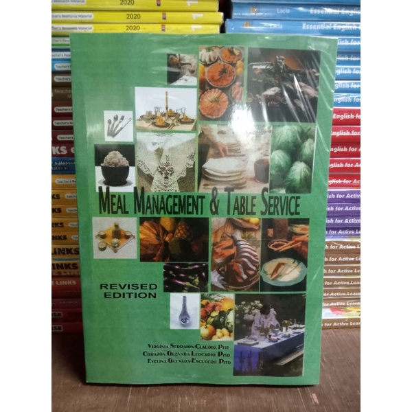 Meal Management and Table Service Revised Edition (Reprinted) | Shopee ...