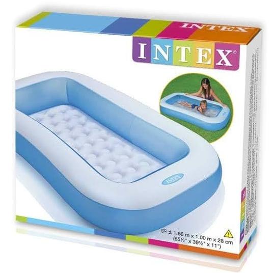 INTEX 57403 BLUE CHILDREN'S SWIMMING POOL - RUBBER POOL | Shopee ...