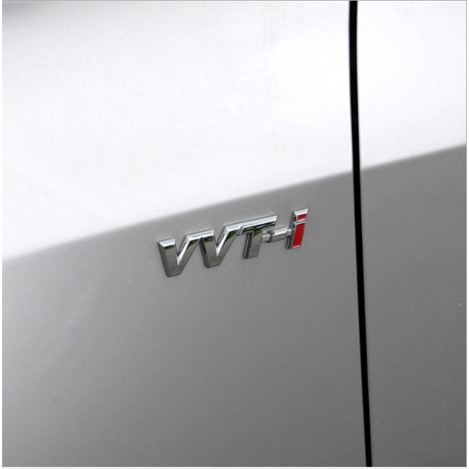 3D VVTI Car Stickers VVT-i Letter Car Logo Emblem 7.3MM*1.8MM | Shopee ...
