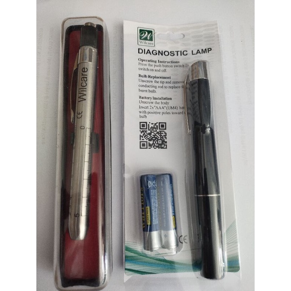 Diagnostic Penlight w/ free battery(Welcare ) Shopee Philippines