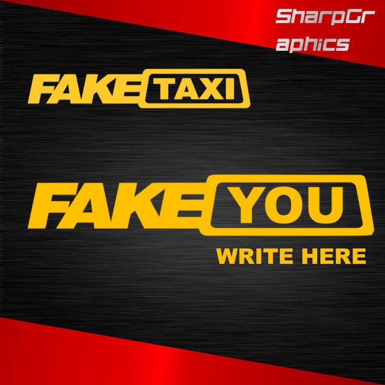 Fake Motorcycle Scooter MIO NMAX Taxi Sticker Decal | Shopee Philippines