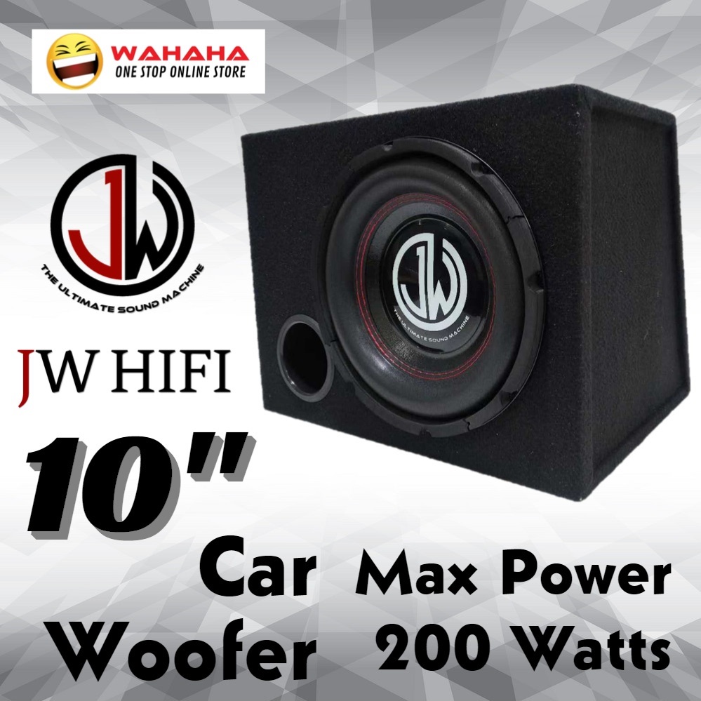 JW HIFI 10S4B Woofer 10 Inch / Woofer Speaker / Car Woofer Box / Woofer ...