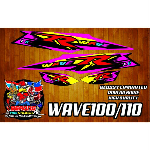Wave R 100/110 Decals | Shopee Philippines