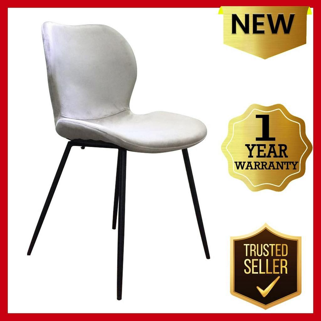 Layla Velvet Seat Steel Dining Chair | Shopee Philippines