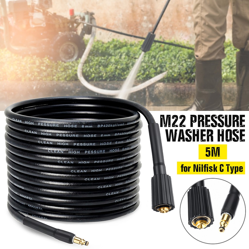 5m High Pressure Washer Cleaning Hose M22 For Nilfisk C100 Shopee Philippines 5610