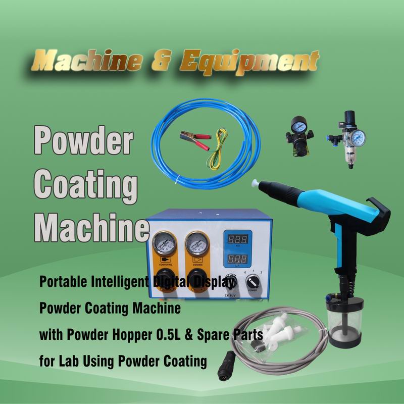 Portable Intelligent Powder Coating Machine with Powder Hopper 0.5L for ...
