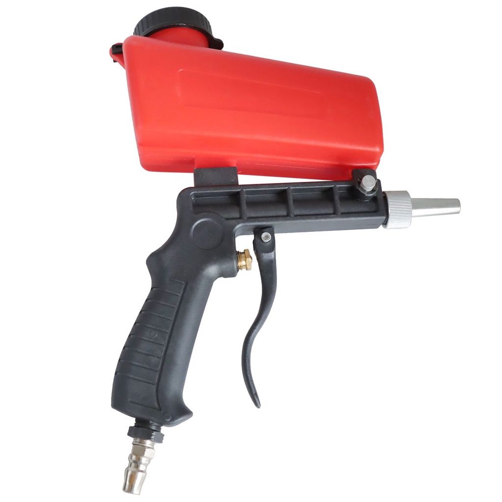90PSI Portable Gravity Sandblasting Gun Pneumatic Rust Blasting Device