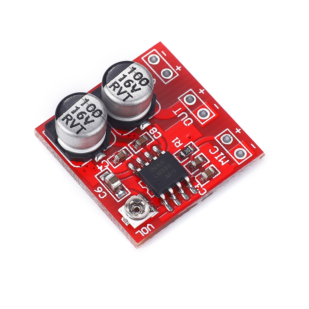 LM386 electret microphone amplifier board / microphone amplifier