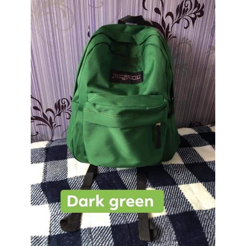 Dark discount green jansport