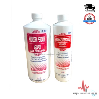 Aguaper Hydrogen Peroxide / Agua Oxigenada - Per Bottle (60ml, 120ml ...
