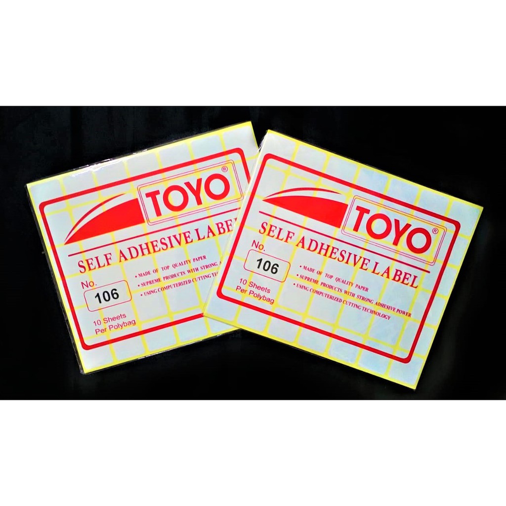 NAME LABEL STICKER NO.106 (25 MM X 25 MM) NAME LABEL CONTENTS 10 SHEETS ...