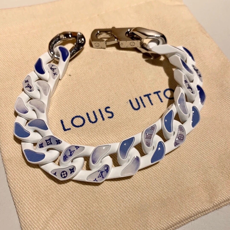 Louis Vuitton Chain Bracelet Cloud Blue