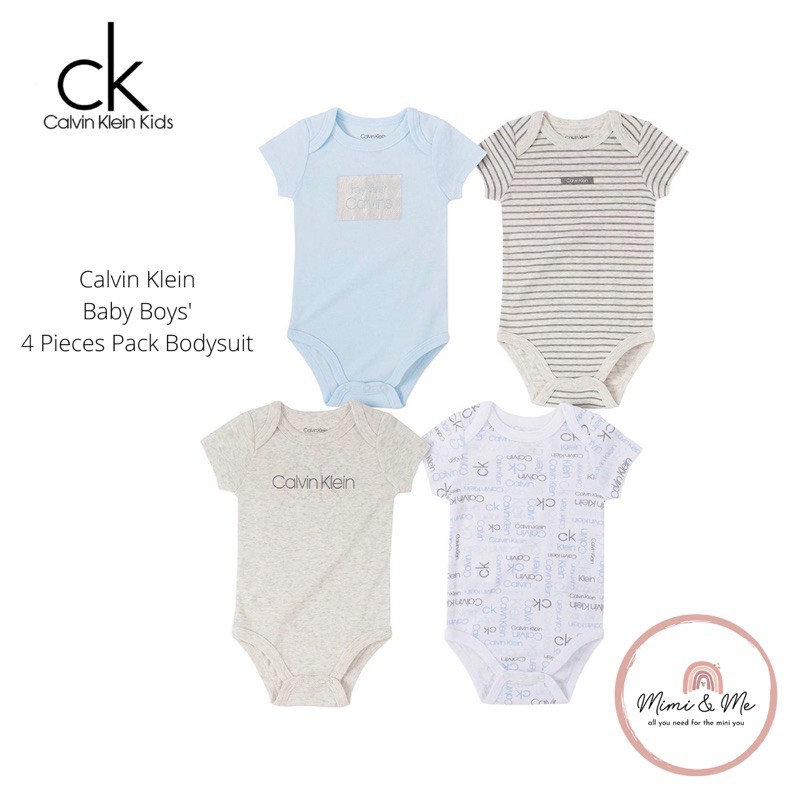 Calvin klein best sale onesies baby