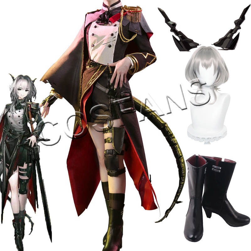 Game Arknights Talulah Cosplay Costume Handsome Fighting Uniform Full ...