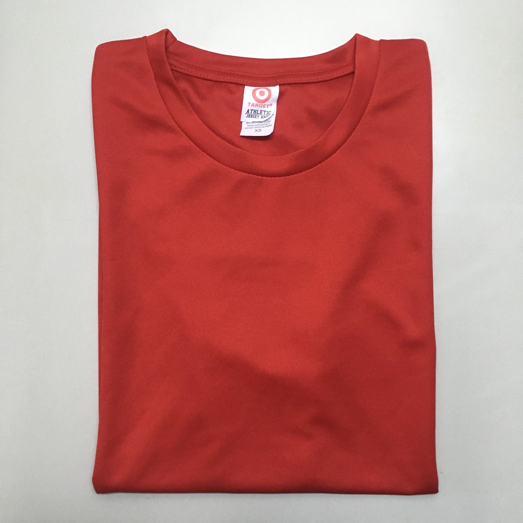 Target Drifit Round Neck T shirt Red Shopee Philippines