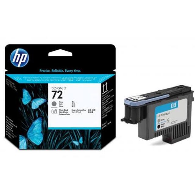 HP 72 Gray and Photo Black / Magenta and cyan DesignJet Printhead ...